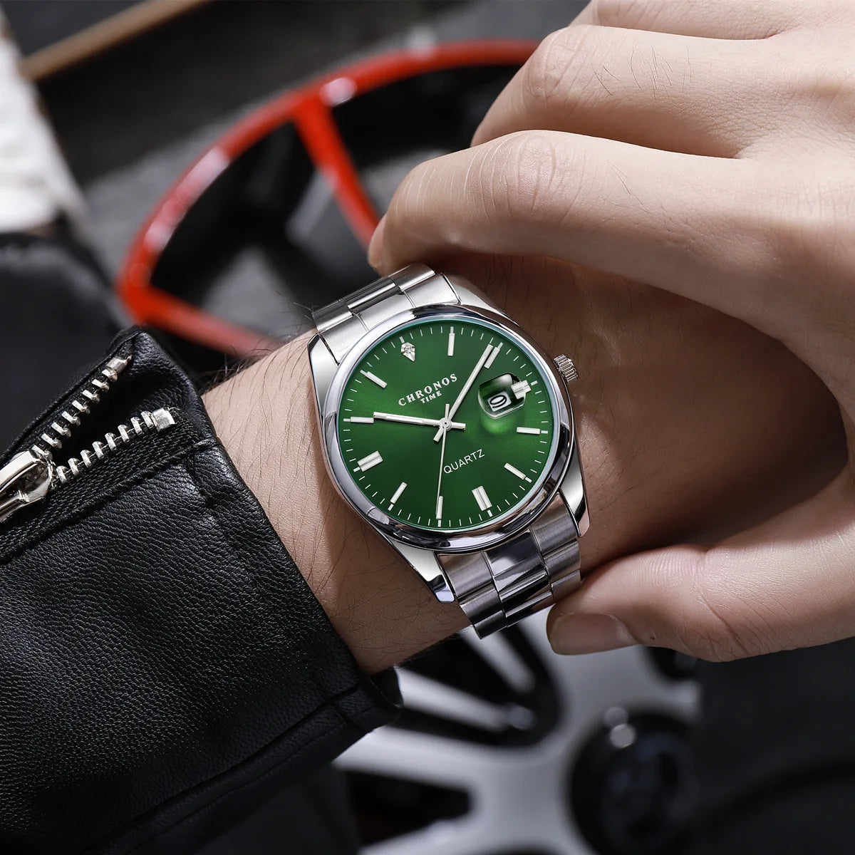 Men's Luxury Quartz Watch – Stainless Steel