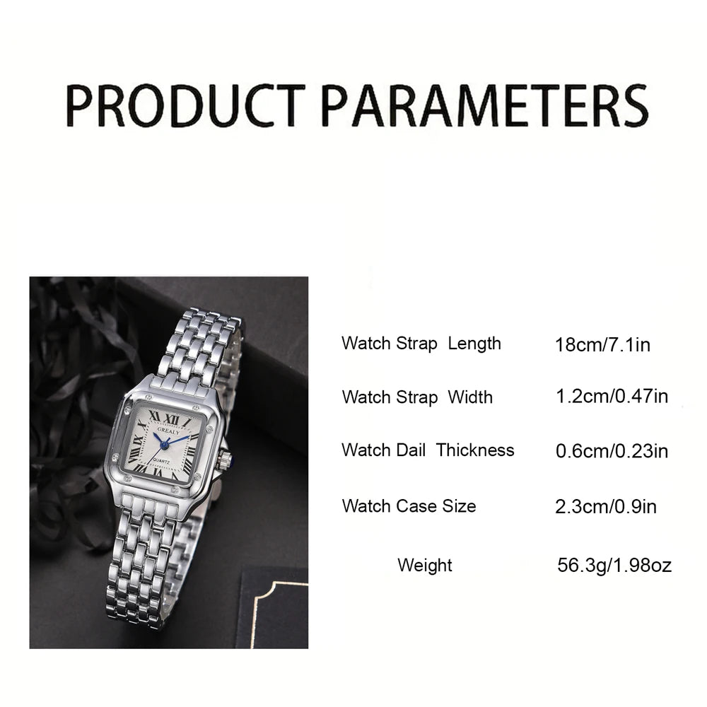 Women's Square Quartz Watch