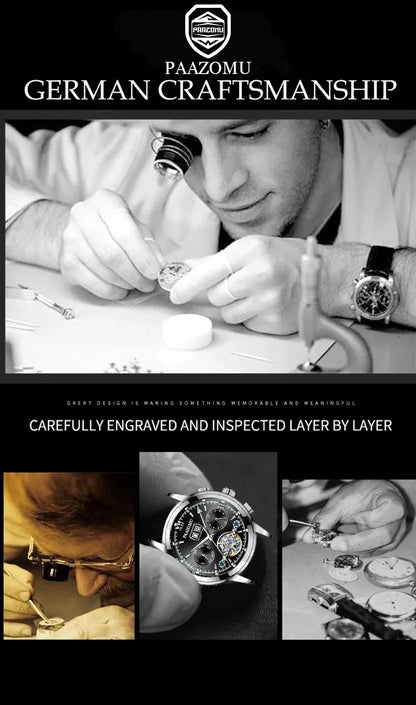 Men's Diver Quartz Watch – Luxury Waterproof Sport
