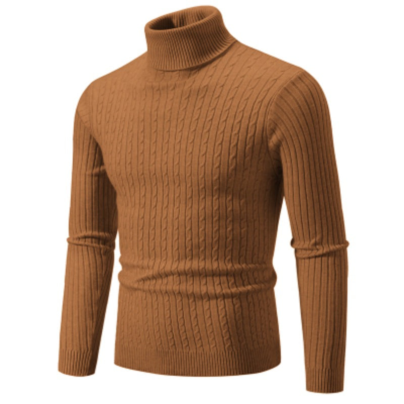 Men's High-Neck Knit Sweater