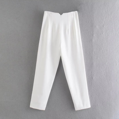 Women's High Waist Pencil Pants – Slim Office Trousers