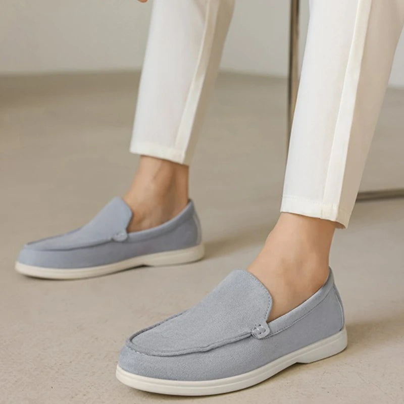 Men's Suede Loafers – Classic Slip-On Shoes