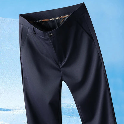 Men's Stretch Summer Pants – Lightweight Straight Fit