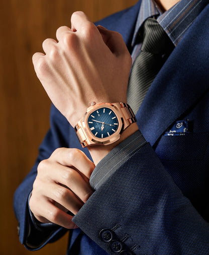 Men's Diver Quartz Watch – Luxury Waterproof Sport