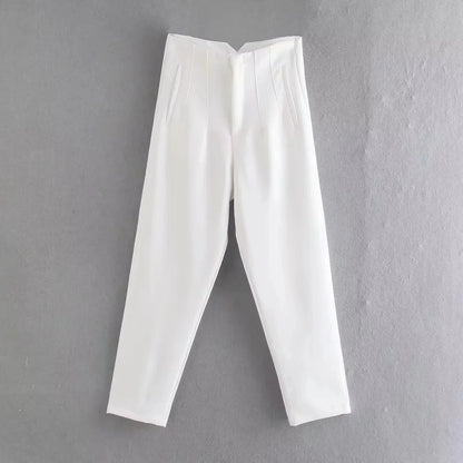 Women's High Waist Pencil Pants – Slim Office Trousers