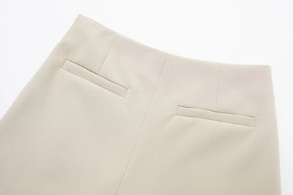 Women's Asymmetric Skort – High Waist Mini