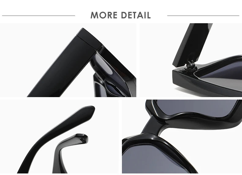 Vintage Cycling Square Sunglasses
