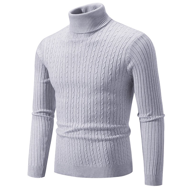 Men's High-Neck Knit Sweater