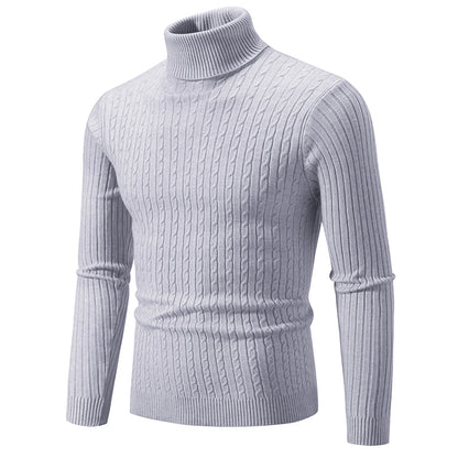 Men's High-Neck Knit Sweater