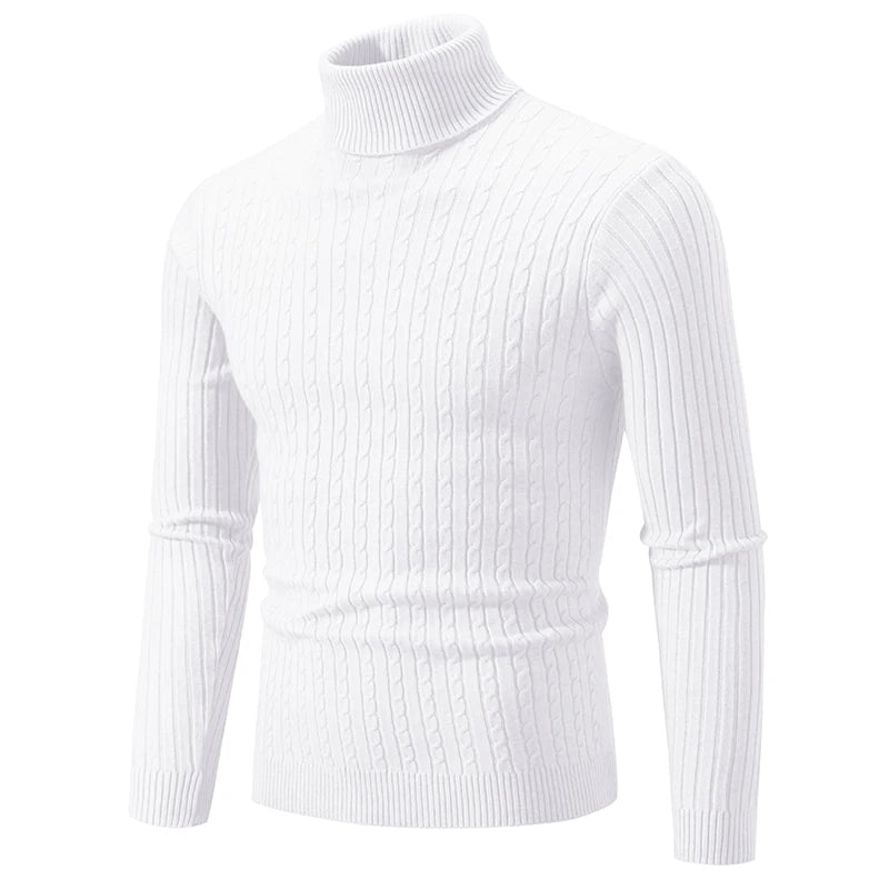 Men's High-Neck Knit Sweater