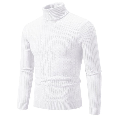 Men's High-Neck Knit Sweater