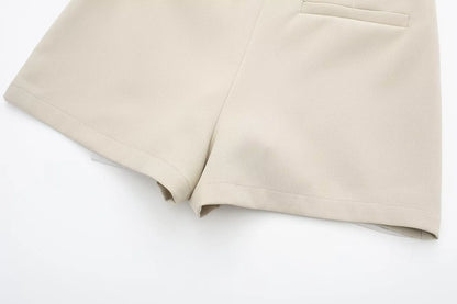 Women's Asymmetric Skort – High Waist Mini