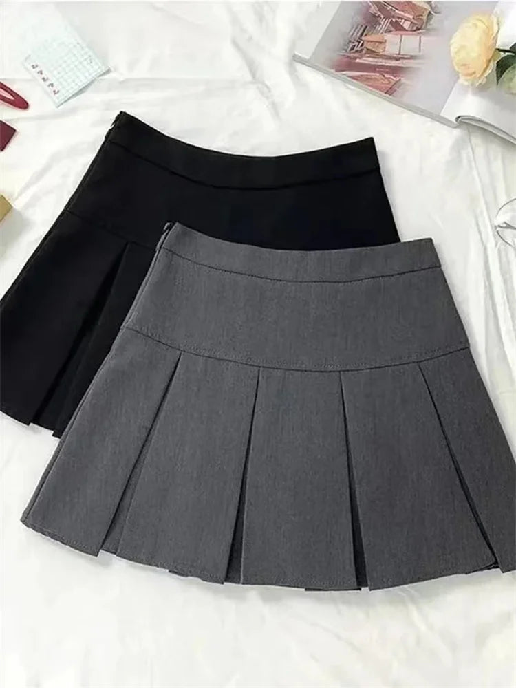 Women's Pleated Mini Skirt – High Waist Y2K