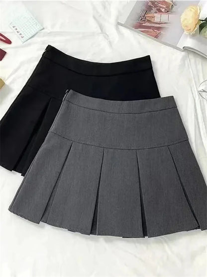 Women's Pleated Mini Skirt – High Waist Y2K