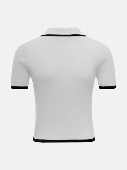 Women's Patchwork Knit Top