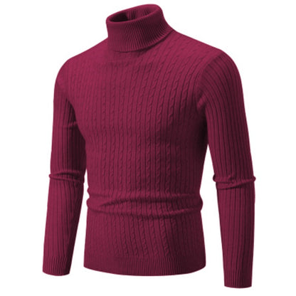 Men's High-Neck Knit Sweater