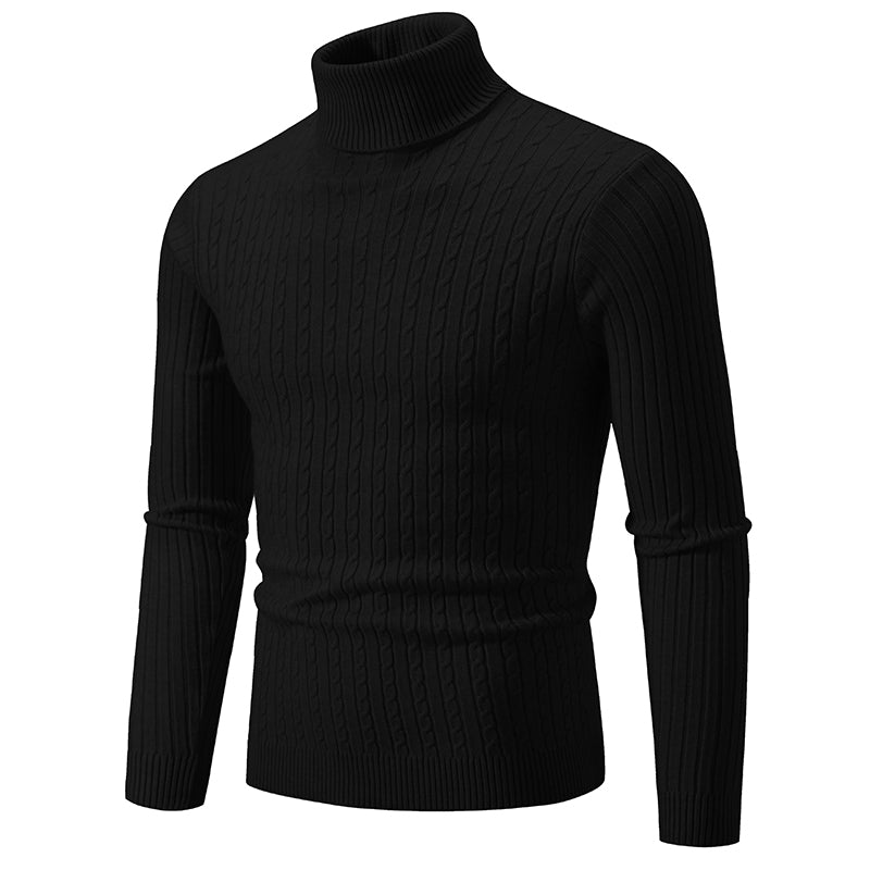 Men's High-Neck Knit Sweater