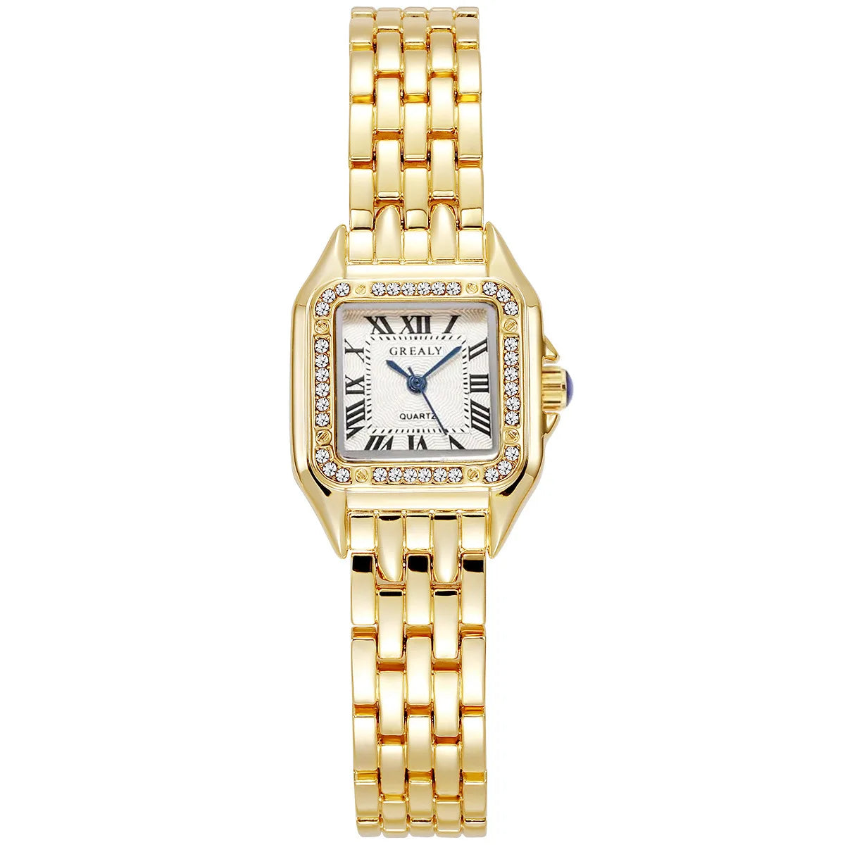Women's Gold Quartz Watch – Luxury Bracelet