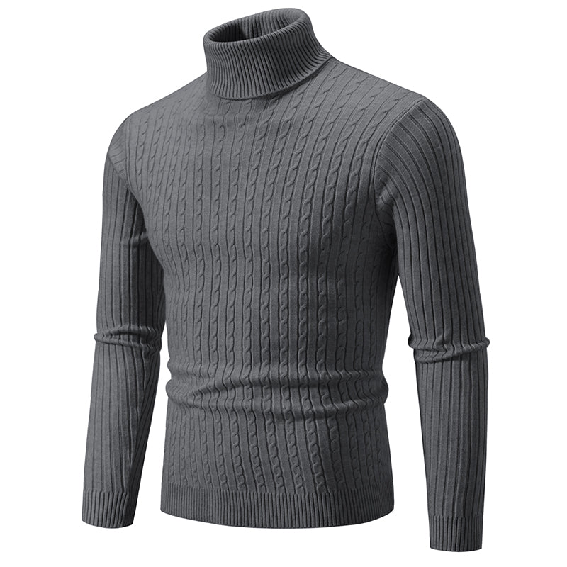 Men's High-Neck Knit Sweater