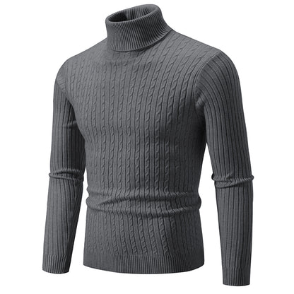 Men's High-Neck Knit Sweater