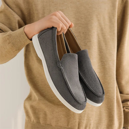 Men's Suede Loafers – Classic Slip-On Shoes