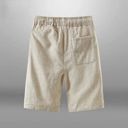 Men's Cotton Linen Shorts – Breathable Summer