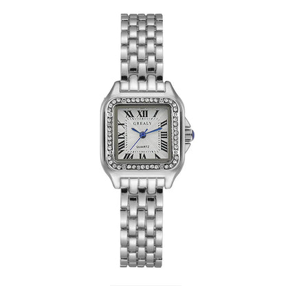 Women's Gold Quartz Watch – Luxury Bracelet