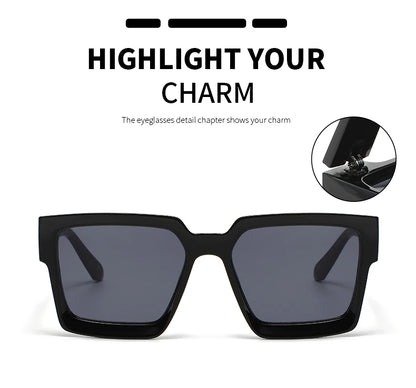 Vintage Cycling Square Sunglasses