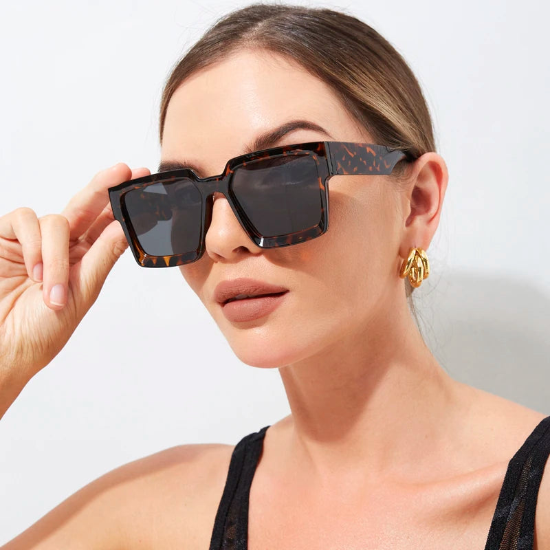 Vintage Cycling Square Sunglasses