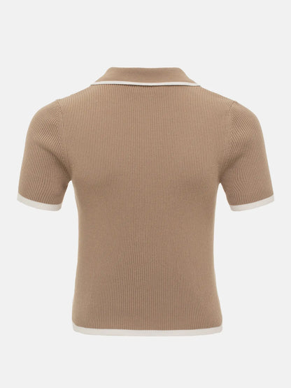Women's Patchwork Knit Top