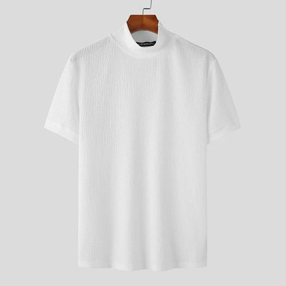 Men's High-Neck Summer T-Shirt