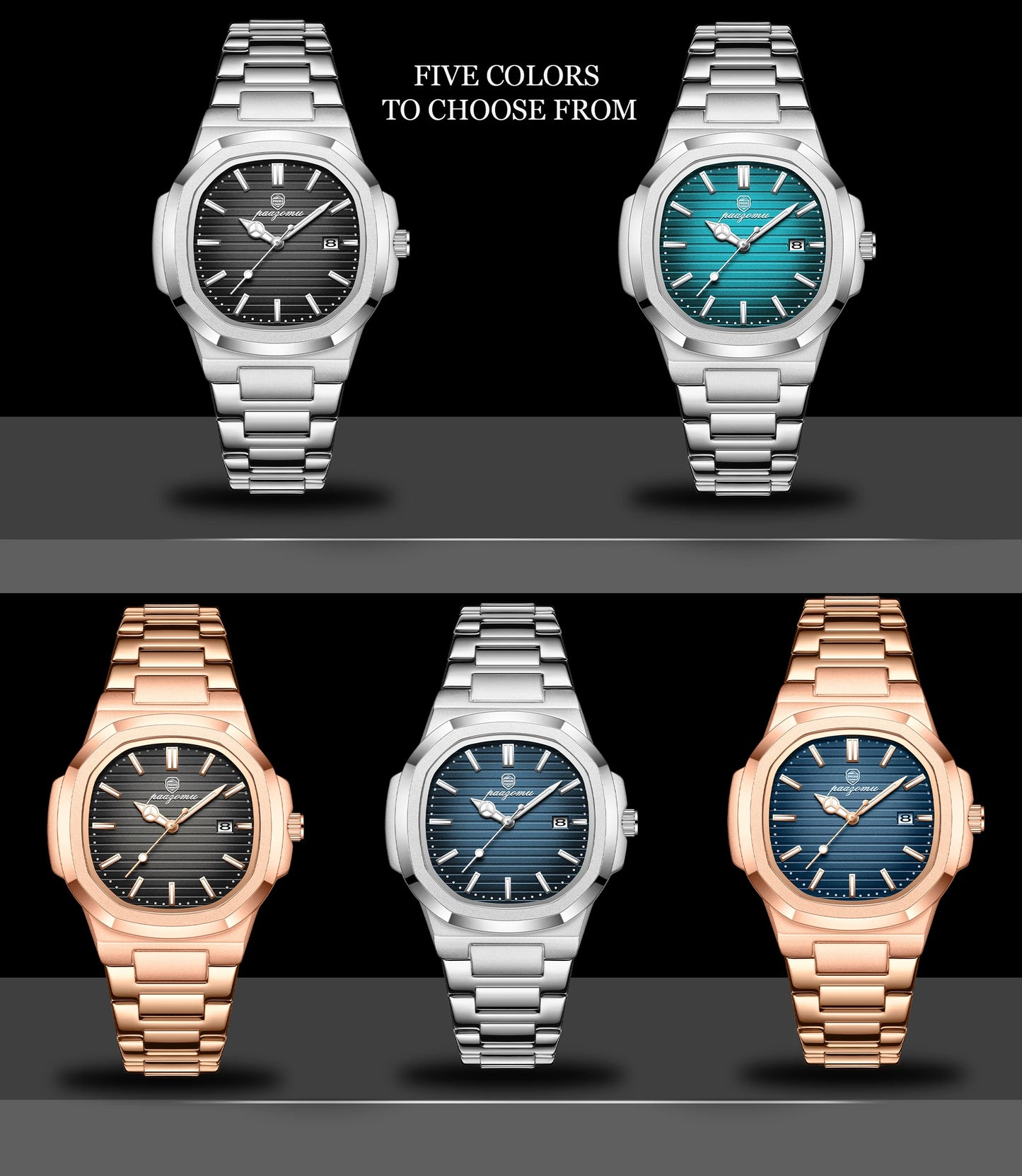 Men's Diver Quartz Watch – Luxury Waterproof Sport