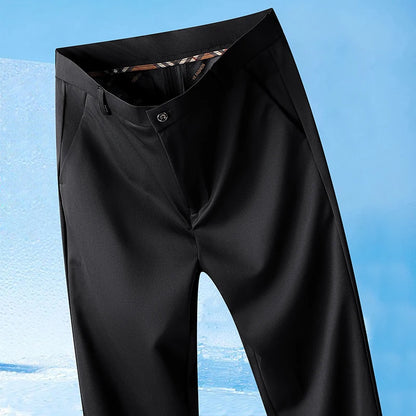 Men's Stretch Summer Pants – Lightweight Straight Fit
