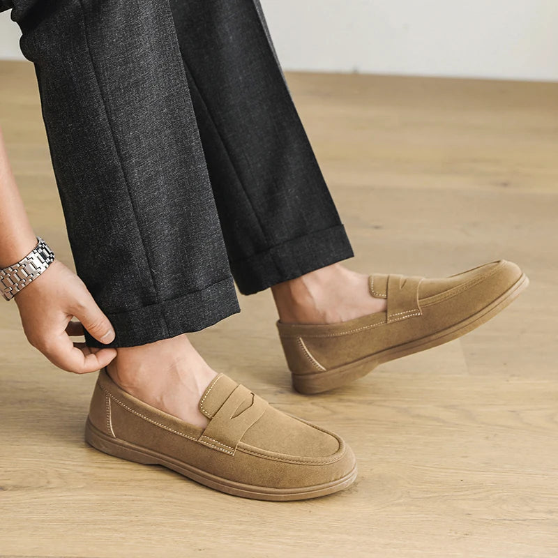 Men's Slip-On Loafers – Lightweight Casual Shoes