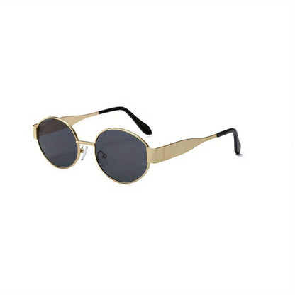 Oval Metal Frame Sunglasses – Unisex Classic