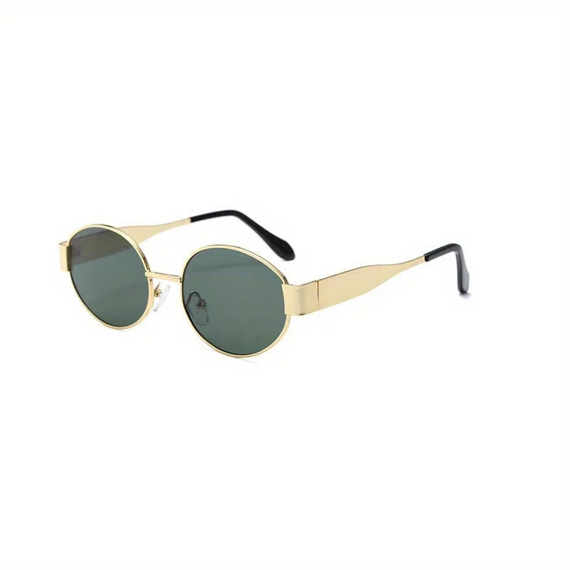 Oval Metal Frame Sunglasses – Unisex Classic