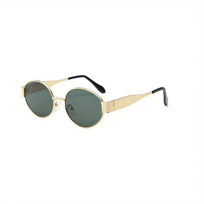 Oval Metal Frame Sunglasses – Unisex Classic
