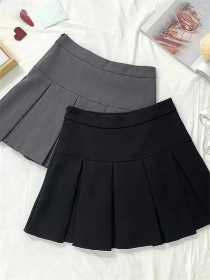 Women's Pleated Mini Skirt – High Waist Y2K