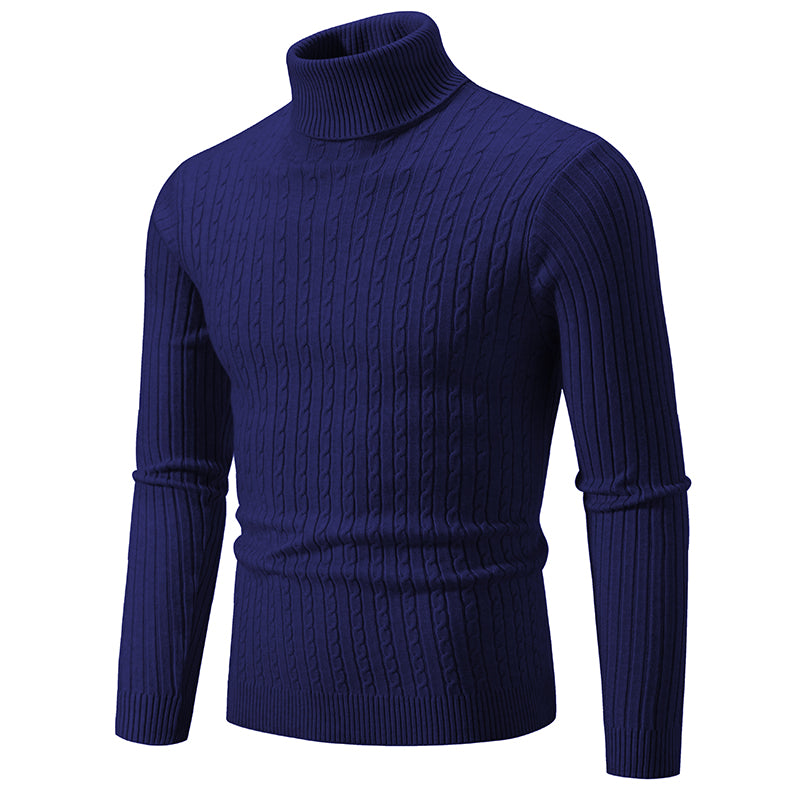 Men's High-Neck Knit Sweater