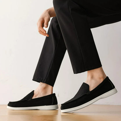 Men's Suede Loafers – Classic Slip-On Shoes