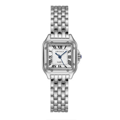 Women's Gold Quartz Watch – Luxury Bracelet