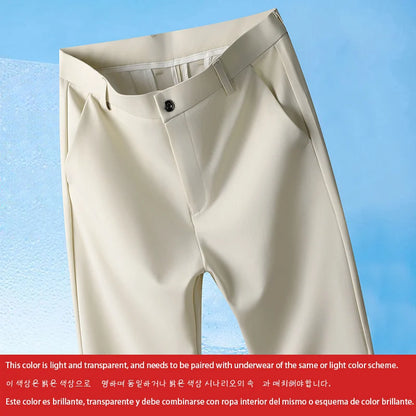 Men's Stretch Summer Pants – Lightweight Straight Fit