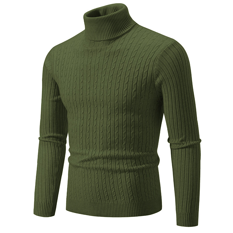 Men's High-Neck Knit Sweater