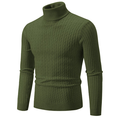 Men's High-Neck Knit Sweater