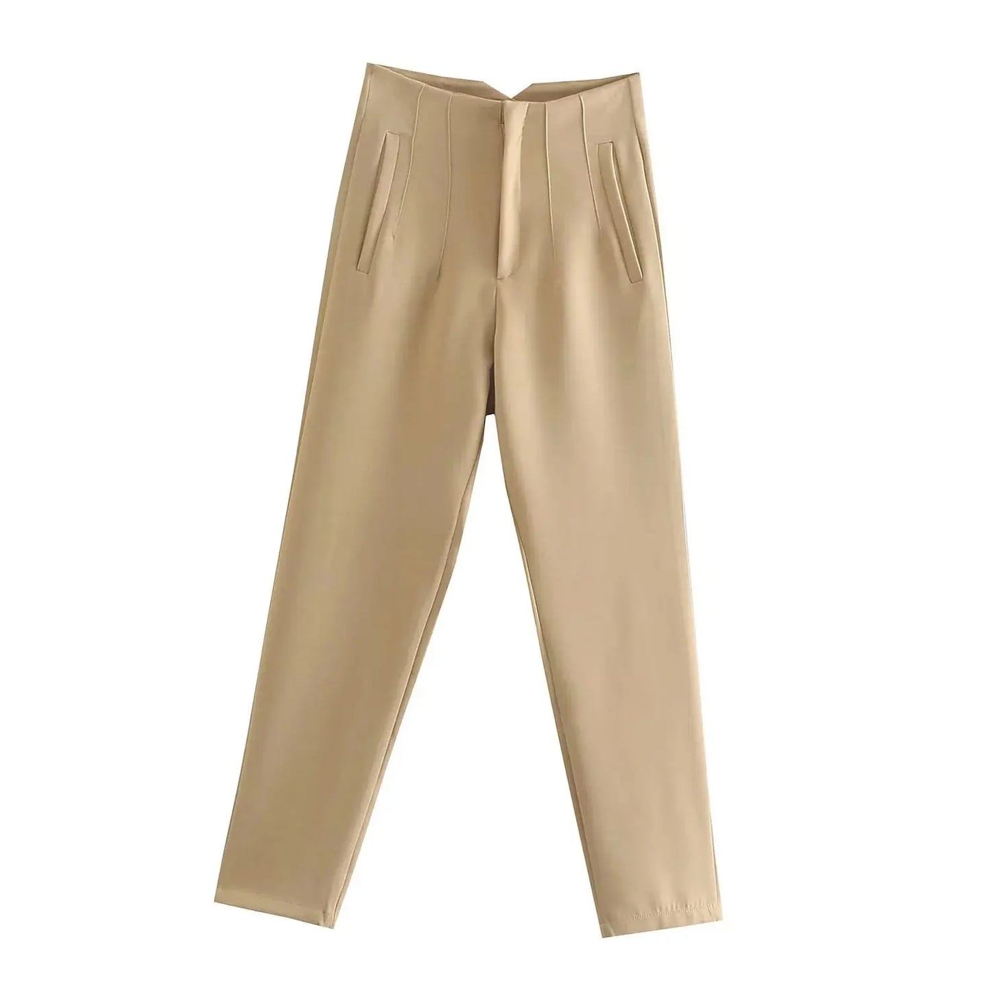 Women's High Waist Pencil Pants – Slim Office Trousers