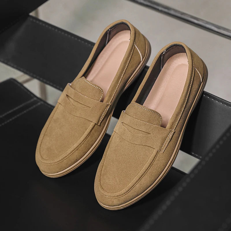 Men's Slip-On Loafers – Lightweight Casual Shoes