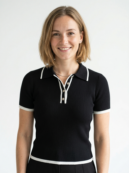 Women's Patchwork Knit Top