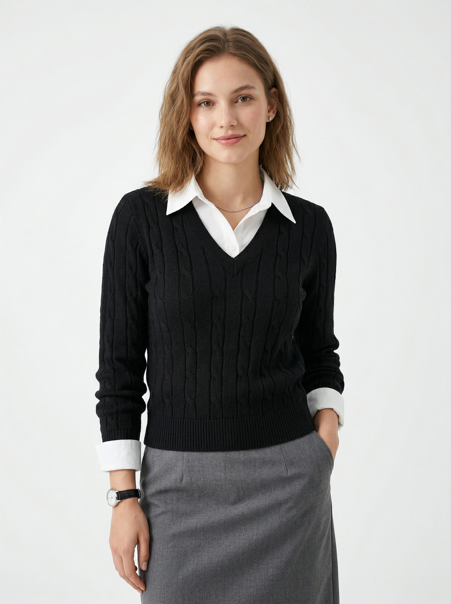 Women's Twist Knit Sweater