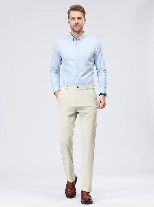 Men's Stretch Summer Pants – Lightweight Straight Fit