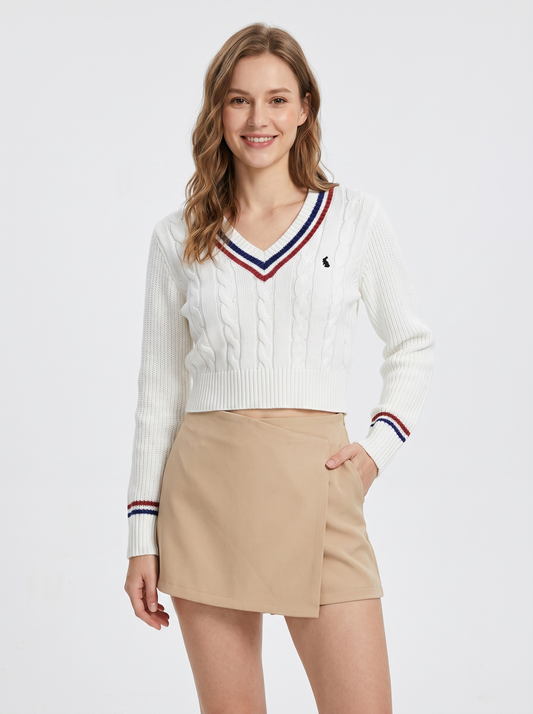 Women's Asymmetric Skort – High Waist Mini